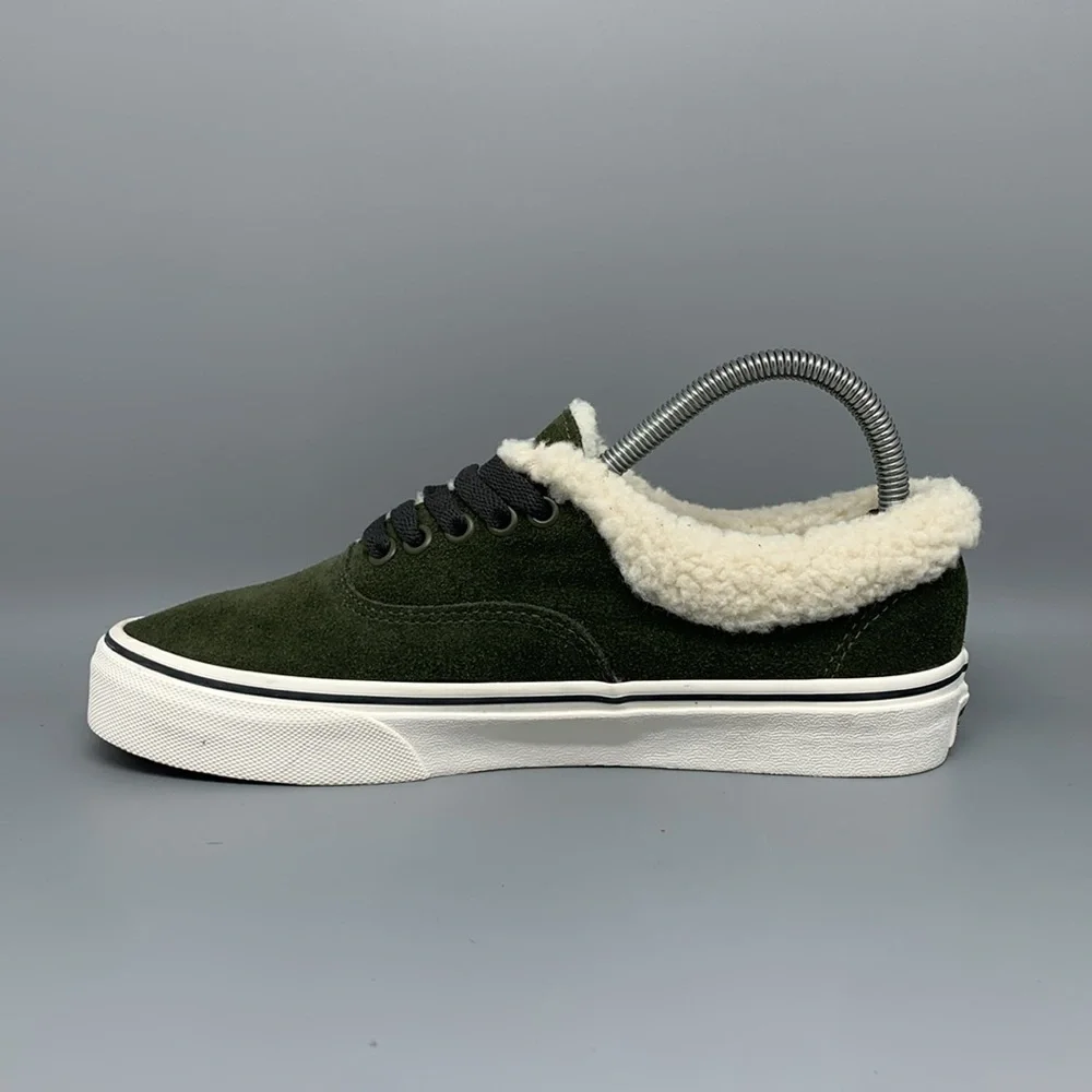 Vans Sherpa Suede Green Skate Shoes‎ 508357 Women’s Sz 8.5 / Men’s 7